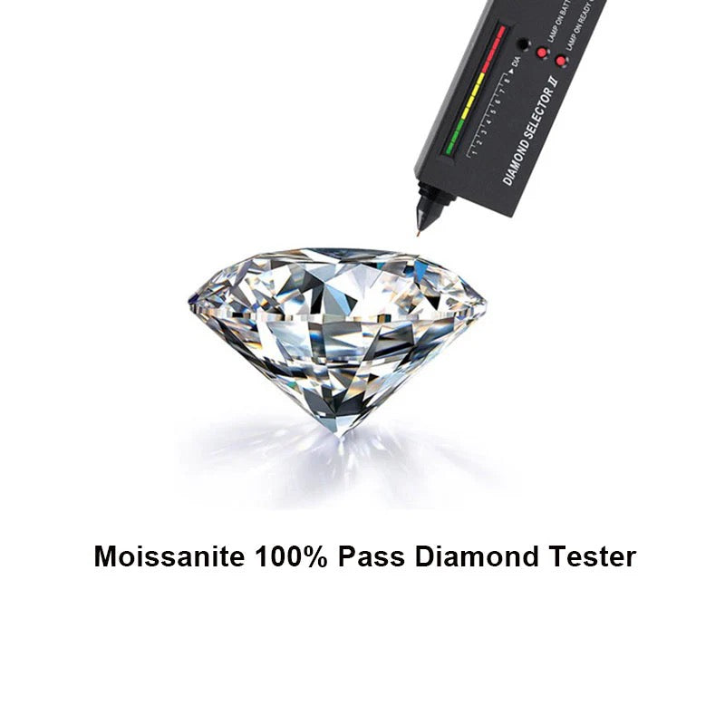 3CT Oval Cut Moissanite Engagement Ring and Wedding Ring Set