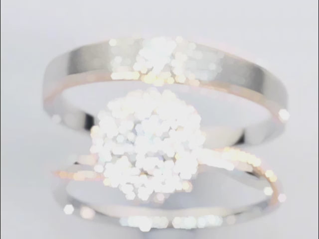 π₯ Holding Flowers Design Moissanite Engagement Ring