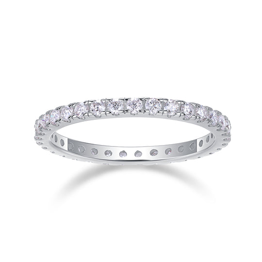 Wedding Band Moissanite Full Eternity Ring