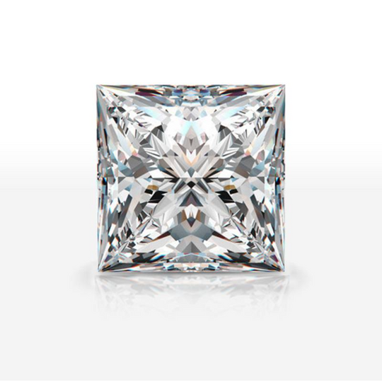 D Color VVS1 Princess Cut Moissanite Diamond