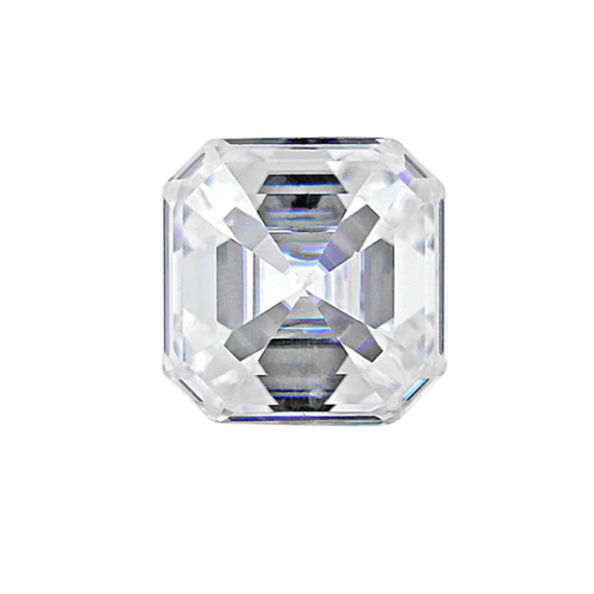 D Color VVS1 Asscher Cut Moissanite Diamond