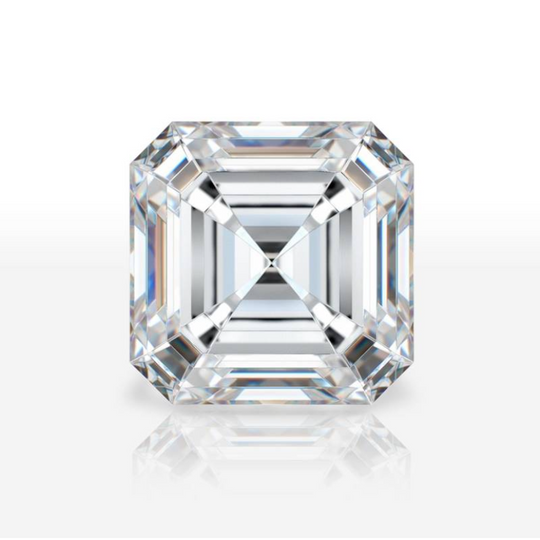 D Color VVS1 Asscher Cut Moissanite Diamond