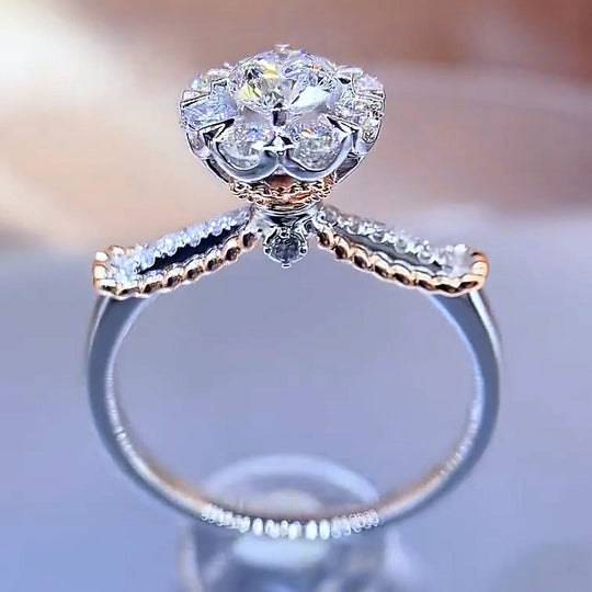 New Arrived Royal Princess Moissanite Engagement Ring