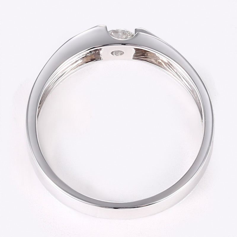 Simple Design Couple Ring For Women