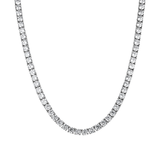 3mm/4mm/5mm Moissanite Tennis Necklace