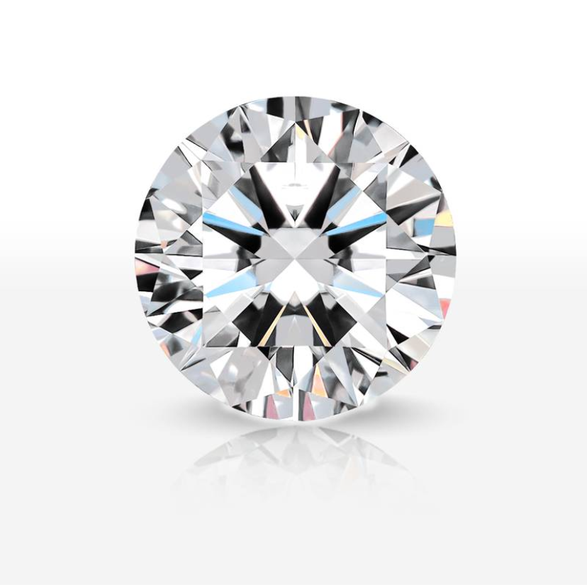 D Color VVS1 Round Cut Moissanite Diamond – Gemsbling