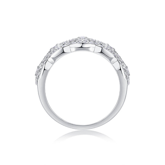 Elegance of Blossoms  Moissanite Wedding Ring