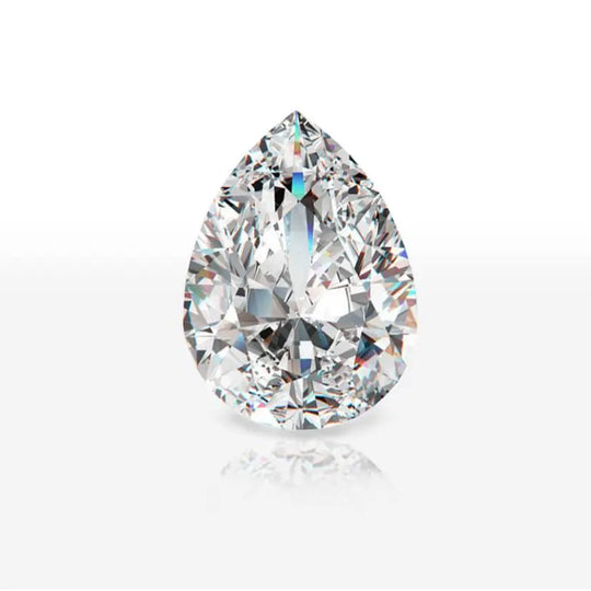 D Color VVS1 Pear Cut Moissanite Diamond