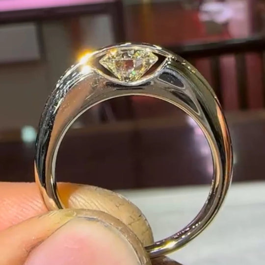 🔥Saturn Design Moissanite Engagement Ring