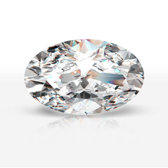 D Color VVS1 Oval Cut Moissanite Diamond