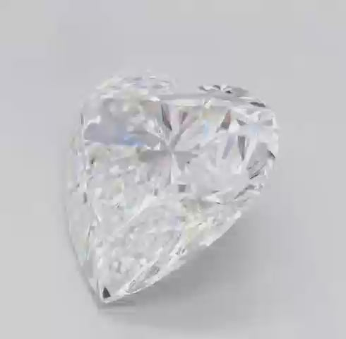 D Color VVS1 Heart Cut Moissanite Diamond