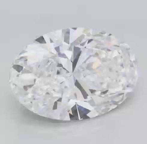 D Color VVS1 Oval Cut Moissanite Diamond