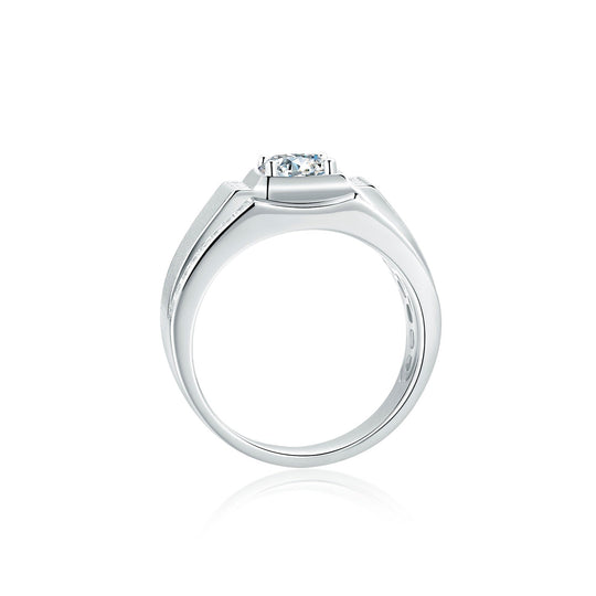 Moissanite Wedding Ring For Men