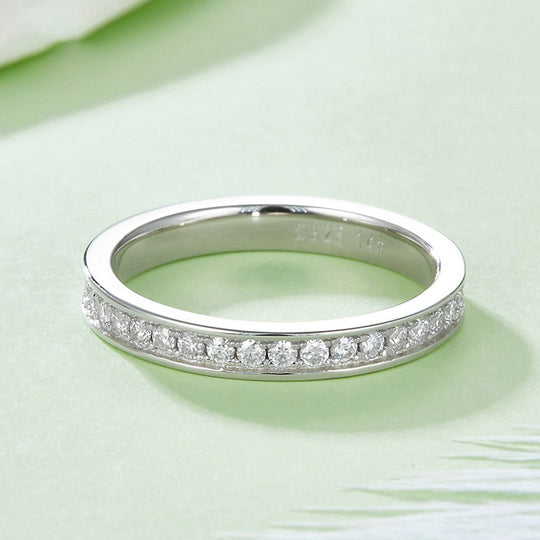 Wedding Band Moissanite Full Eternity Ring