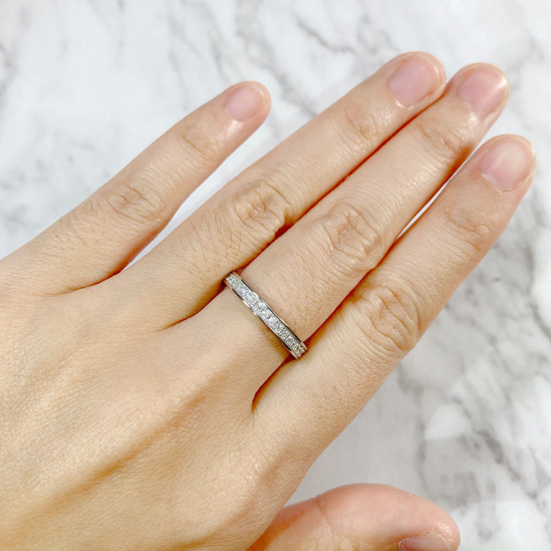 Wedding Band Moissanite Full Eternity Ring