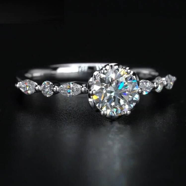 Special Design Moissanite Engagement Ring