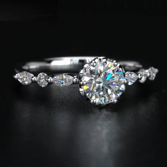 Special Design Moissanite Engagement Ring