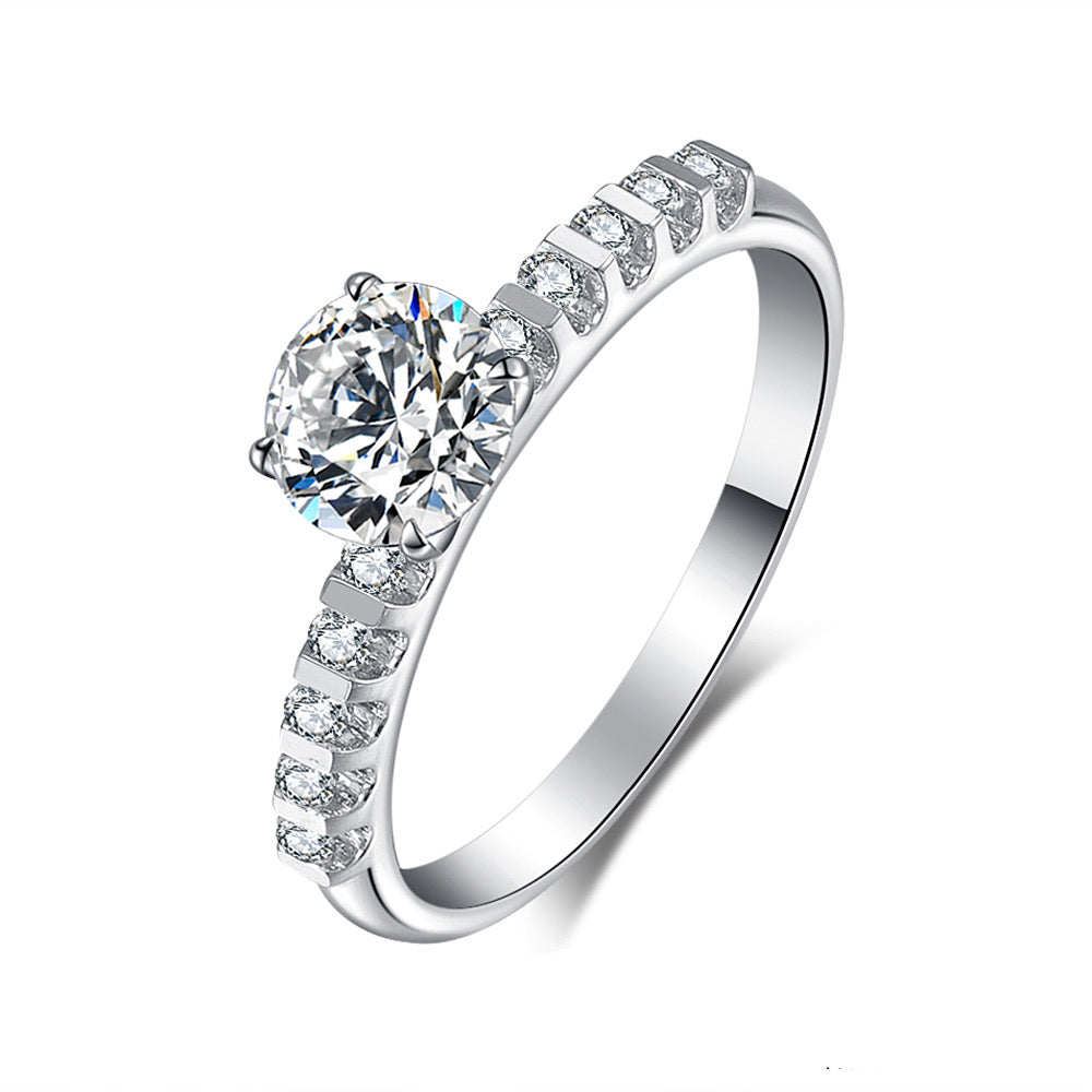 Funny Ring Band Design Moissanite Engagement Ring