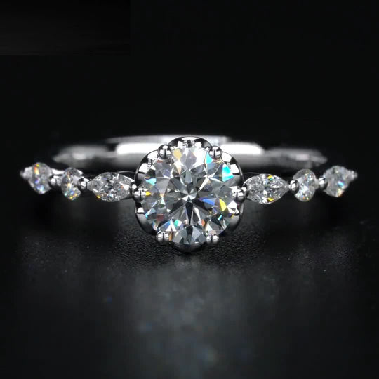 Special Design Moissanite Engagement Ring