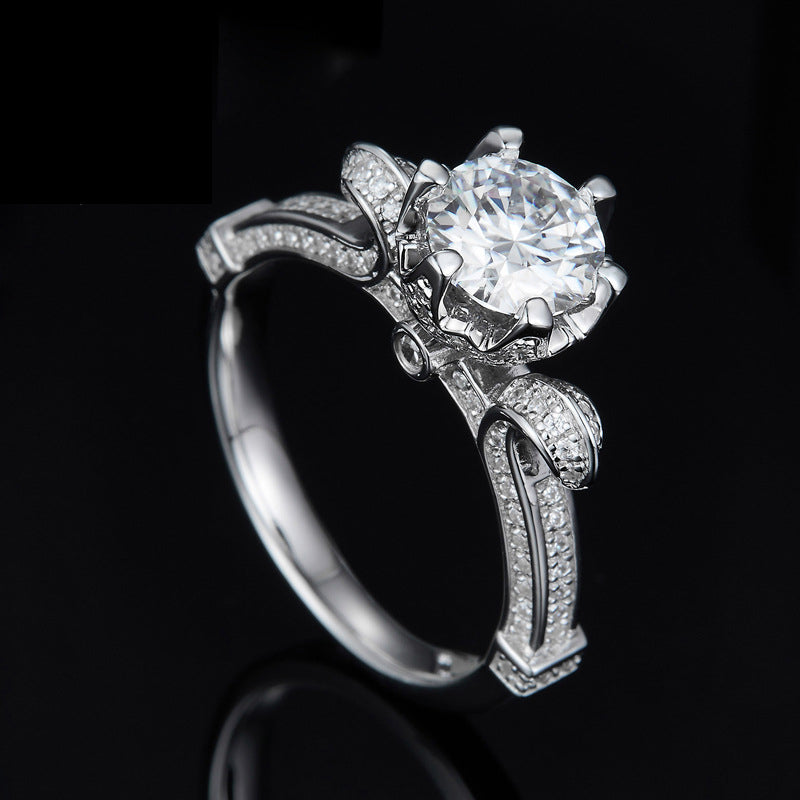 🔥Swan Lake Design Moissanite Engagement Ring