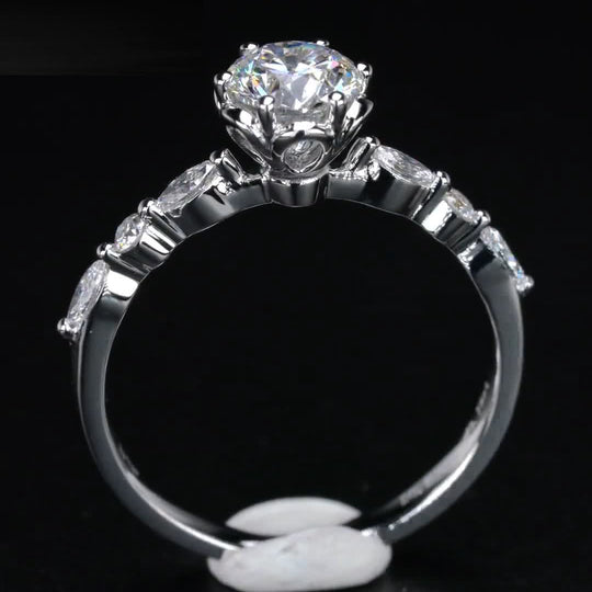 Special Design Moissanite Engagement Ring