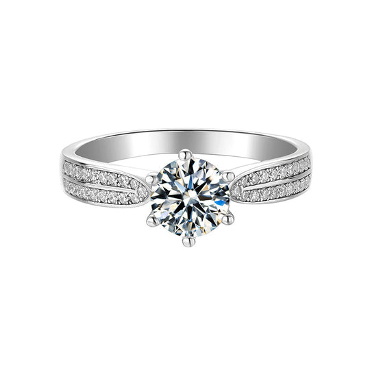 Classic 6 Prongs Moissanite Ring