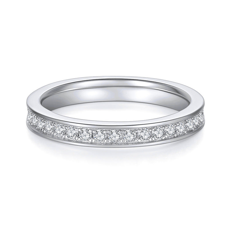 Wedding Band Moissanite Full Eternity Ring