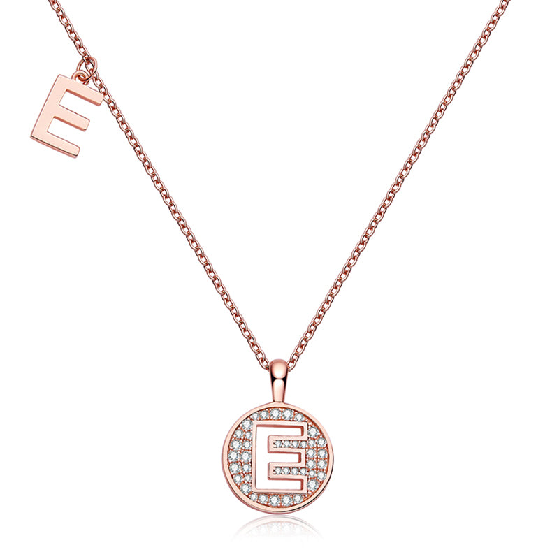 26 Letters Initial  Moissanite Necklace