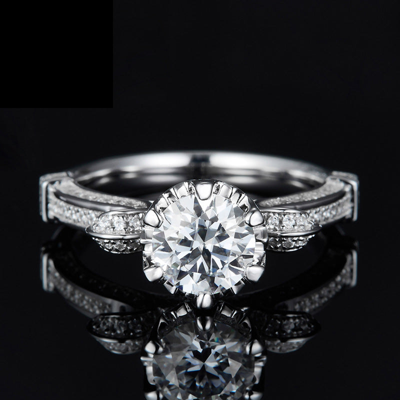 🔥Swan Lake Design Moissanite Engagement Ring