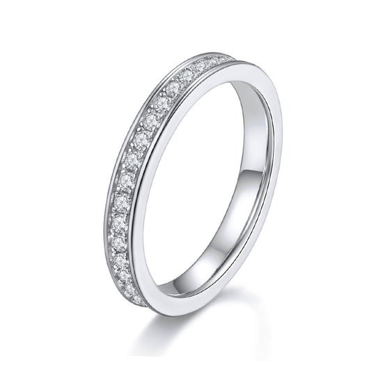 Wedding Band Moissanite Full Eternity Ring