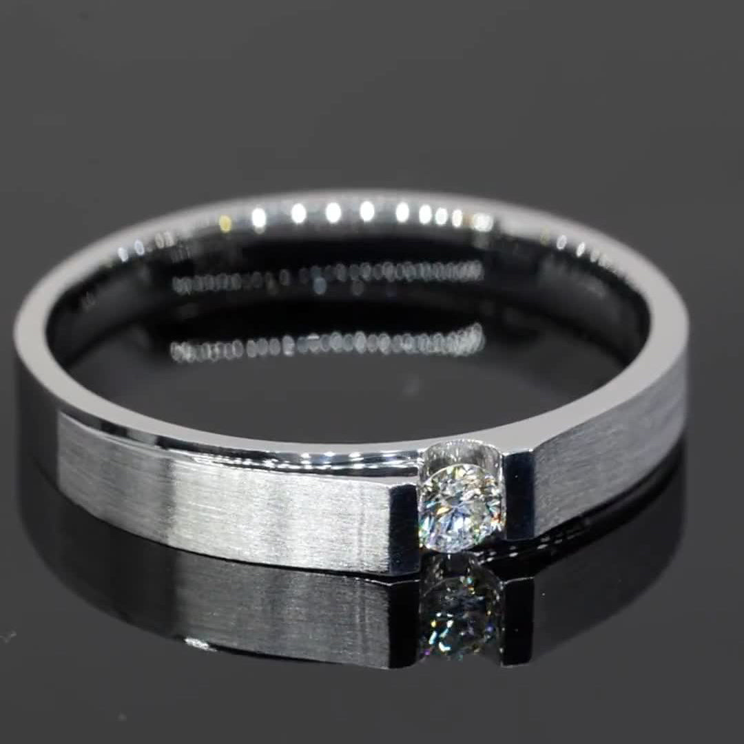 Simple Design Wedding Ring For Men