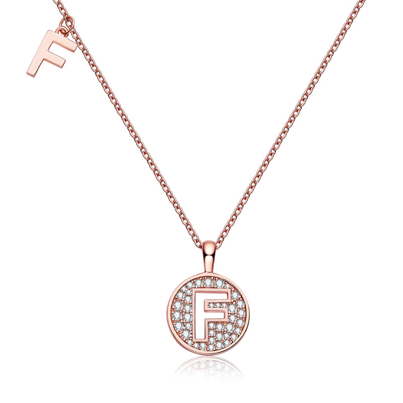 26 Letters Initial  Moissanite Necklace